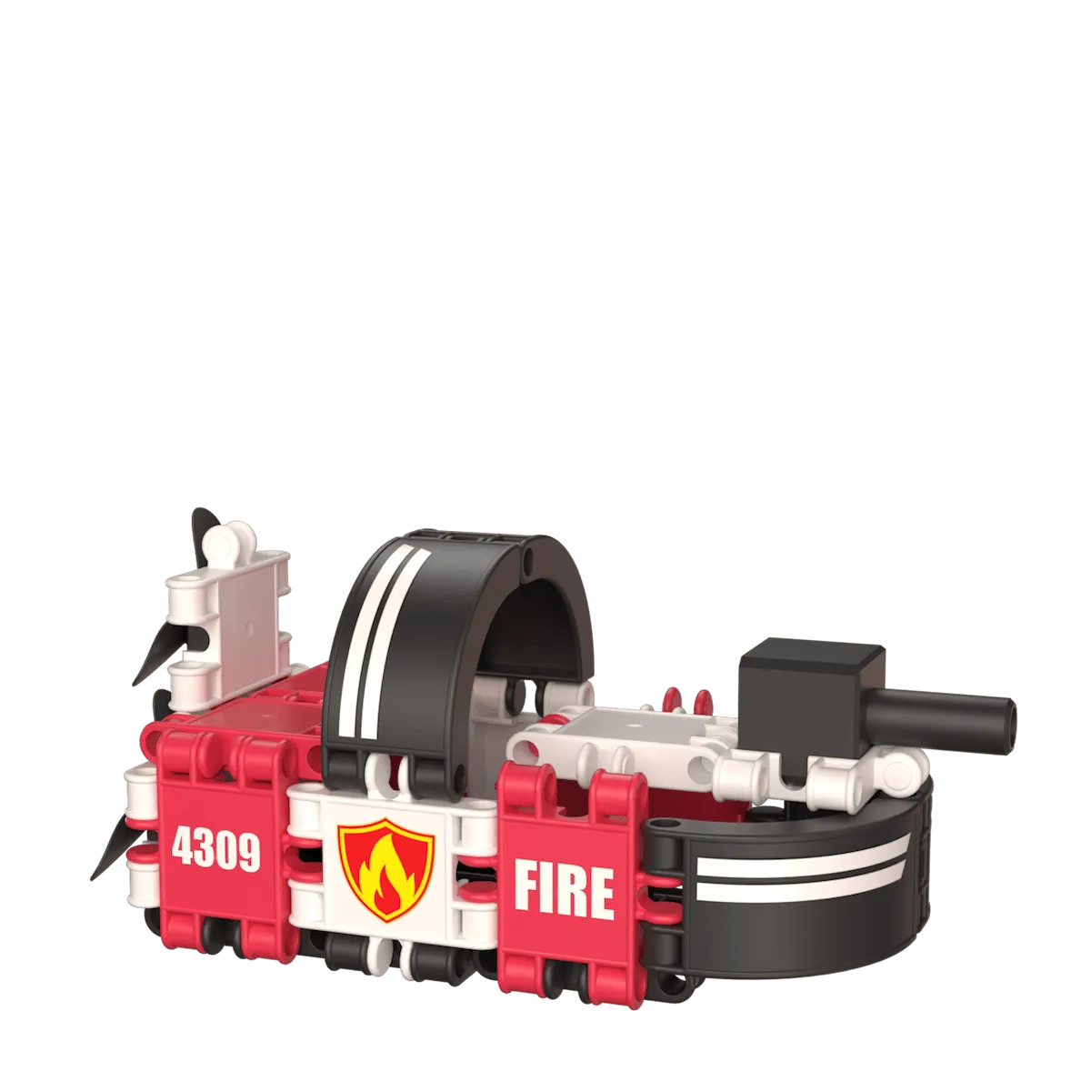 Klocki Clics Wiaderko 8w1 Straż Pożarna 127 el. 4+ - miniatura 5