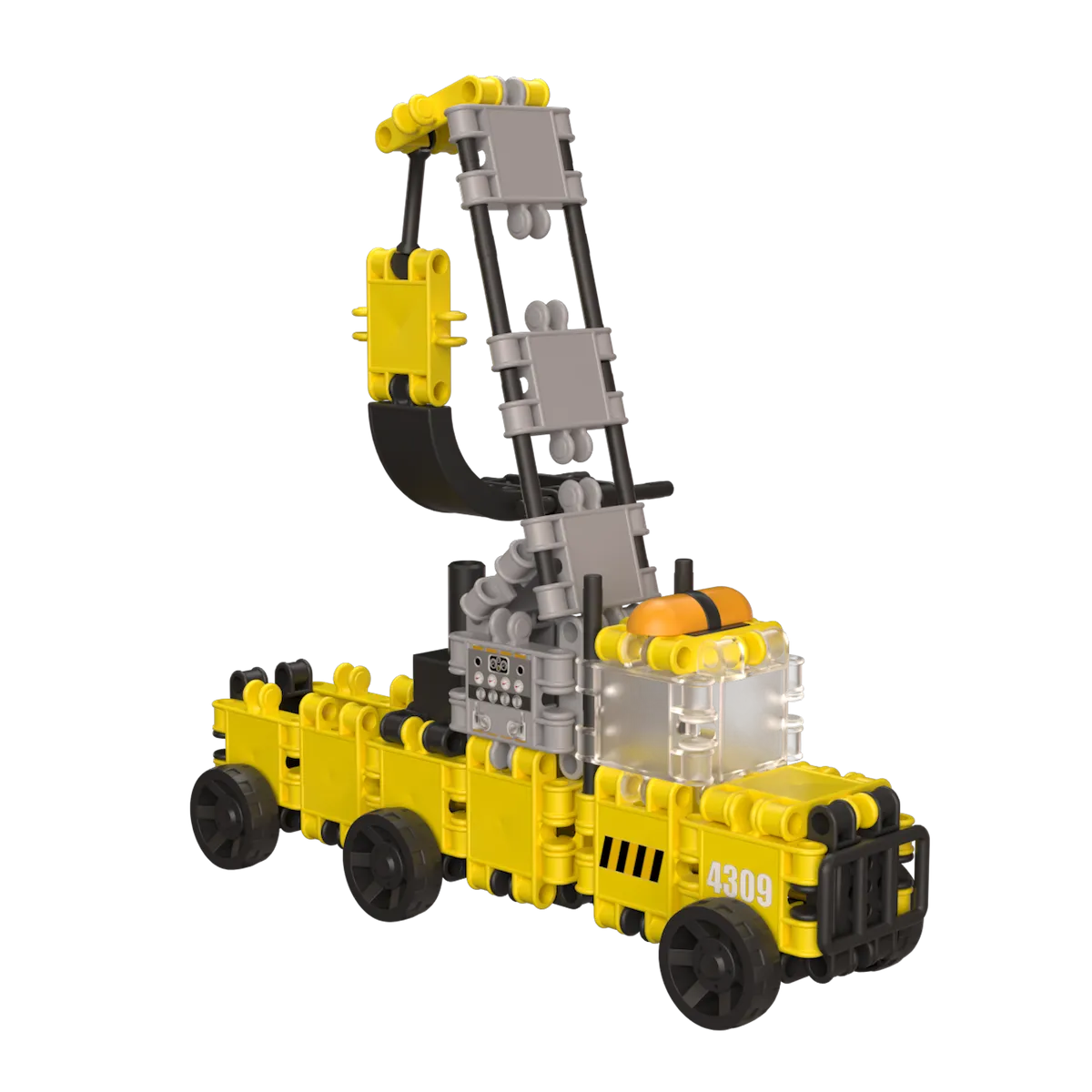 Klocki Clics Wiaderko 5w1 Maszyny Budowlane 144 el. 5+ - miniatura 6