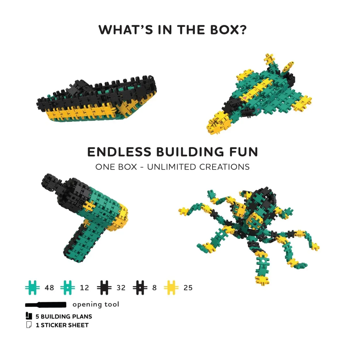 Klocki Nano Clics Kreatywni Budowniczowie 125 el. 8+ - miniatura 3