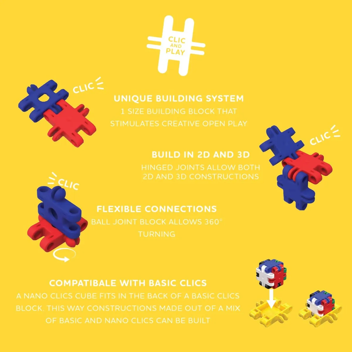 Klocki Nano Clics Transport pojazdy 250 el. 8+ - miniatura 2