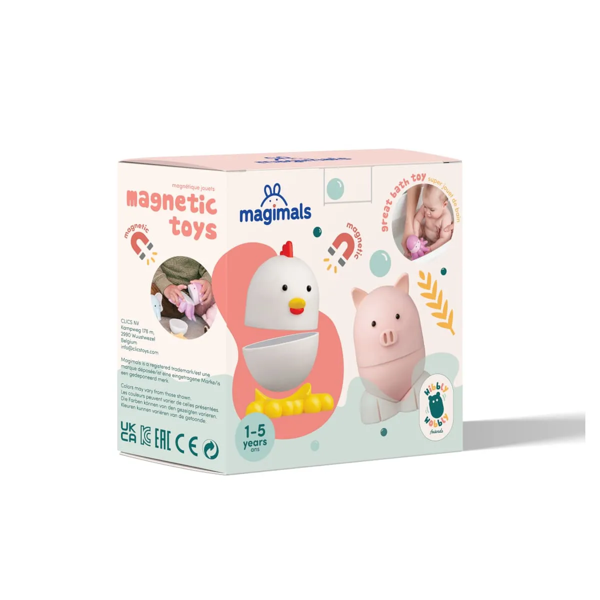 Zabawka magnetyczna Magimals Farma zwierzątka 1+ - Clics &amp; Nano Clics