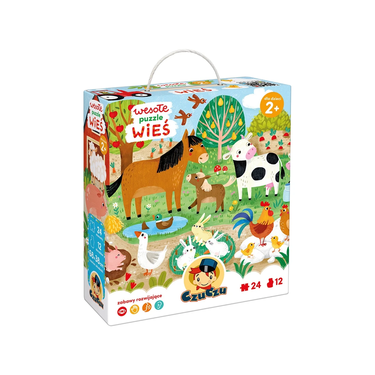 Puzzle CzuCzu Wesołe puzzle Wieś dla maluchów 2+ - miniatura 2