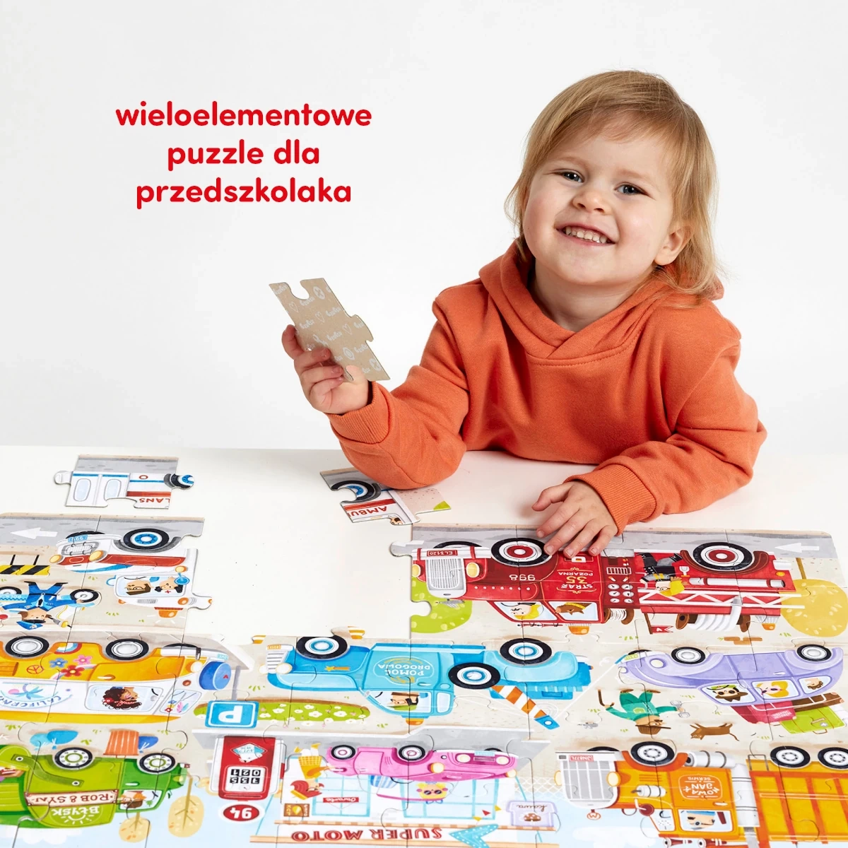 Puzzle CzuCzu Moto puzzle Auta pojazdy 3+ - miniatura 6