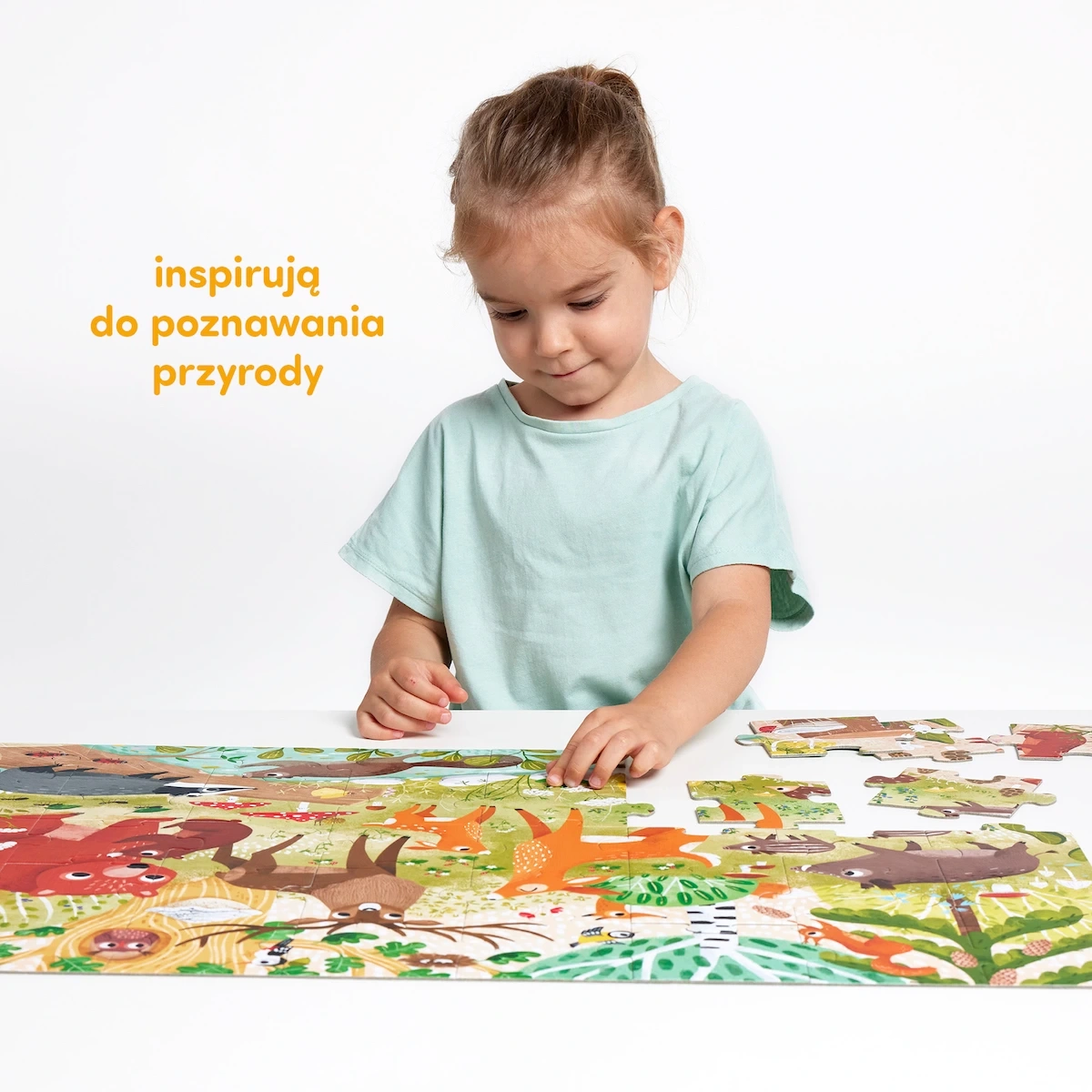 Puzzle CzuCzu Dzikie puzzle Las zwierzęta leśne 3+ - miniatura 3