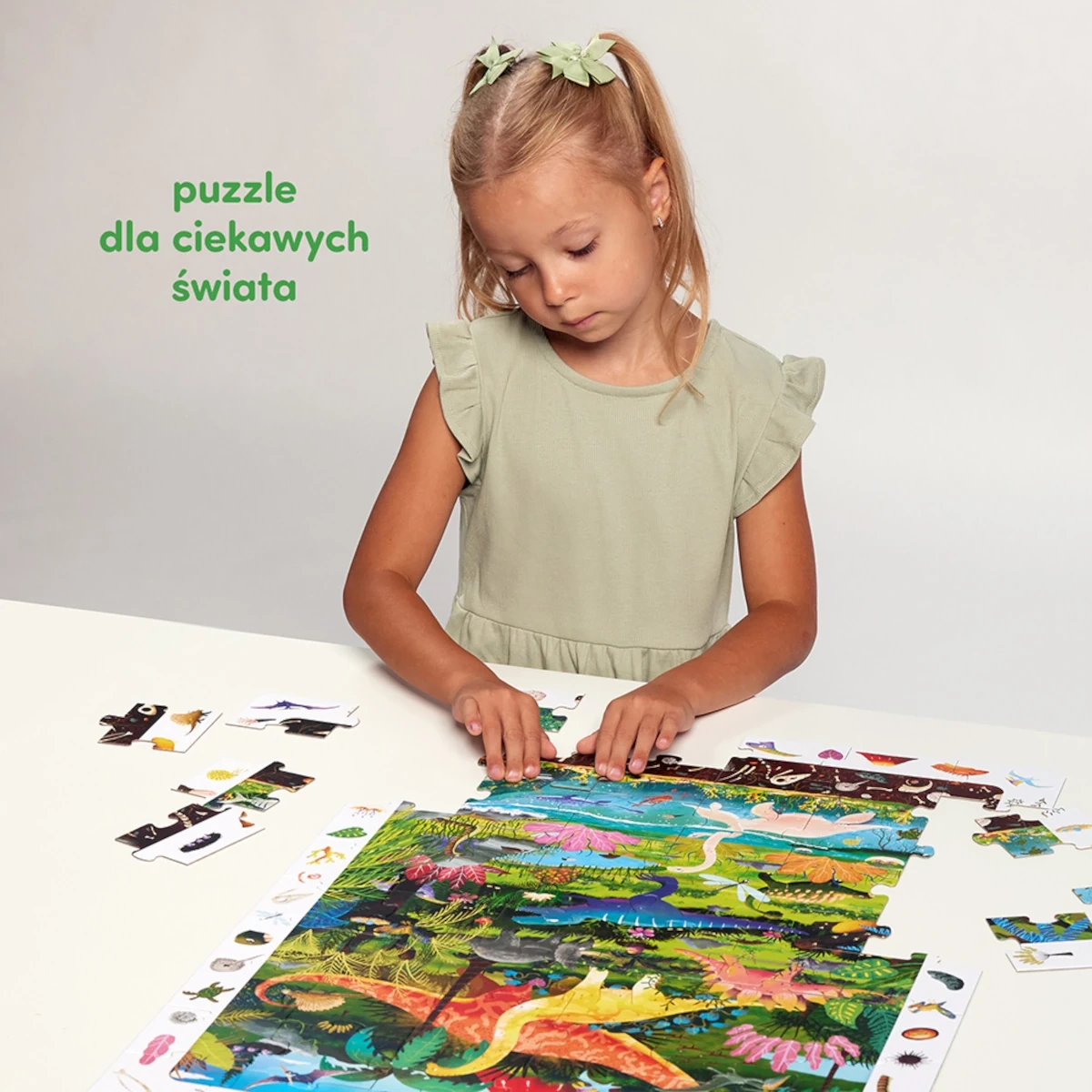 Puzzle obserwacyjne CzuCzu Dinozaury 100 elementów 4+ - miniatura 3