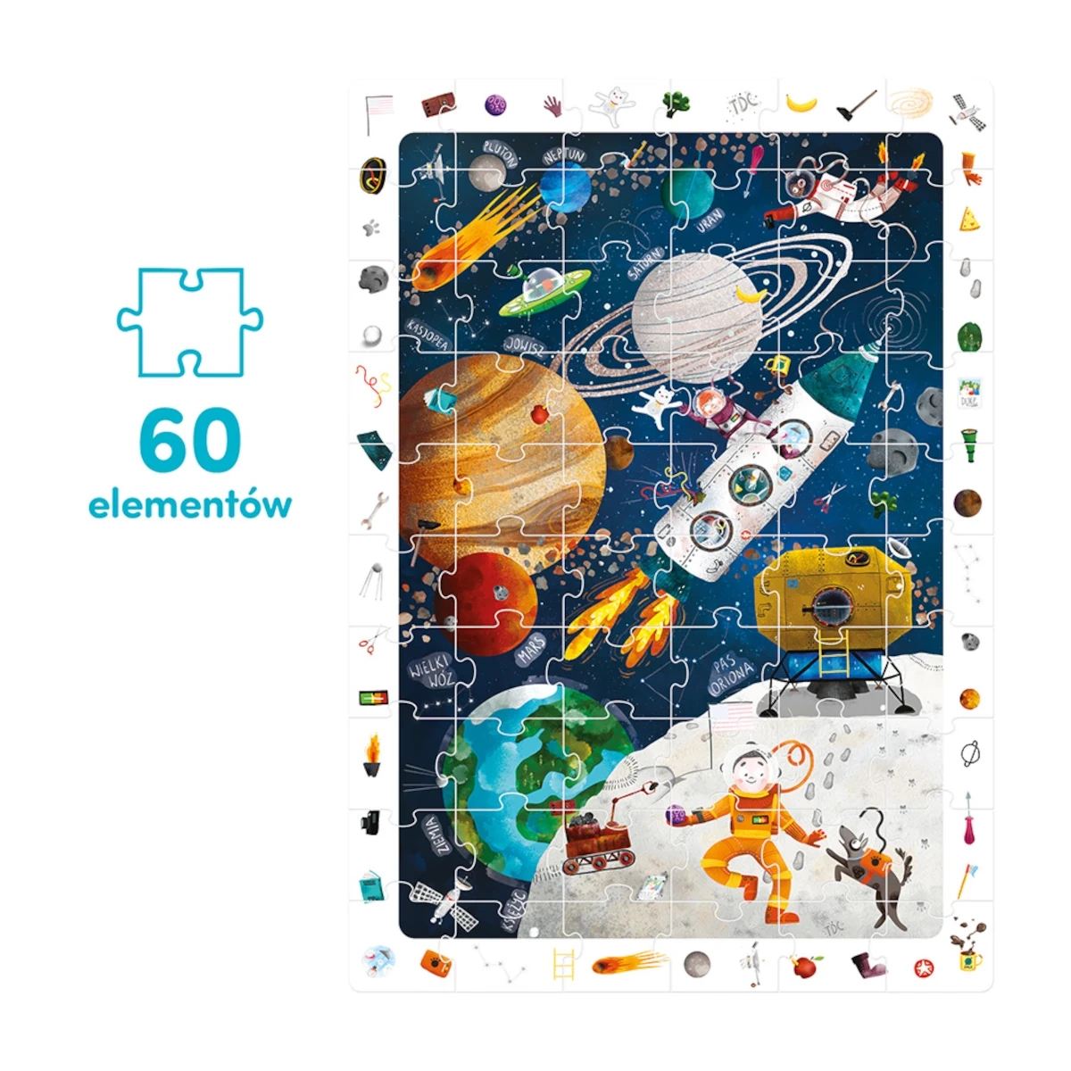 Puzzle obserwacyjne CzuCzu Kosmos 100 elementów 4+ - miniatura 2