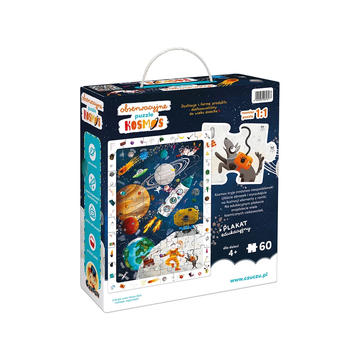 Puzzle obserwacyjne CzuCzu Kosmos 100 elementów 4+ - miniatura 6