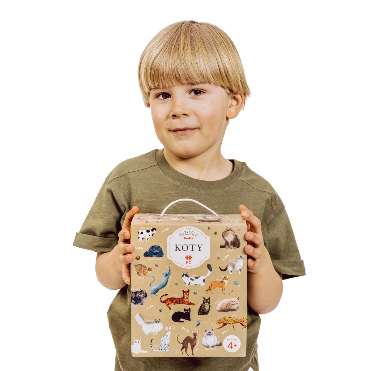 Puzzle CzuCzu Puzzlove Koty 60 elementów 4+ - miniatura 6