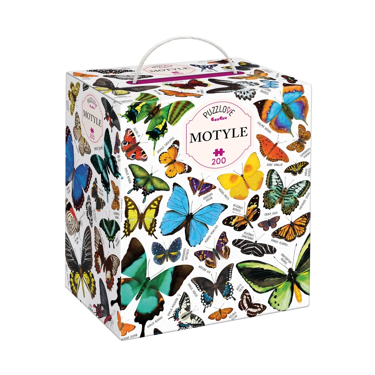 Puzzle CzuCzu Puzzlove Motyle 200 elementów 6+ - CzuCzu