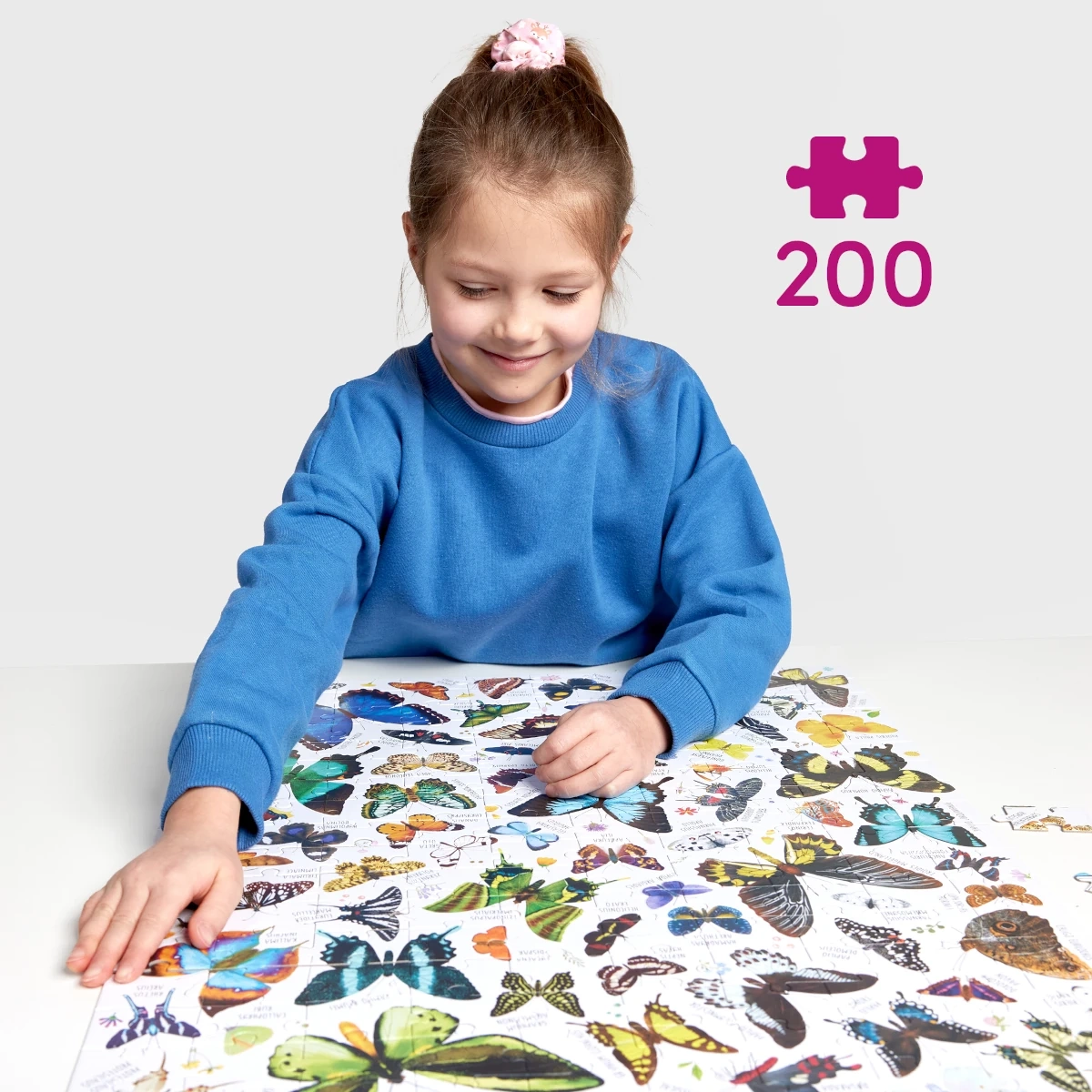 Puzzle CzuCzu Puzzlove Motyle 200 elementów 6+ - miniatura 2