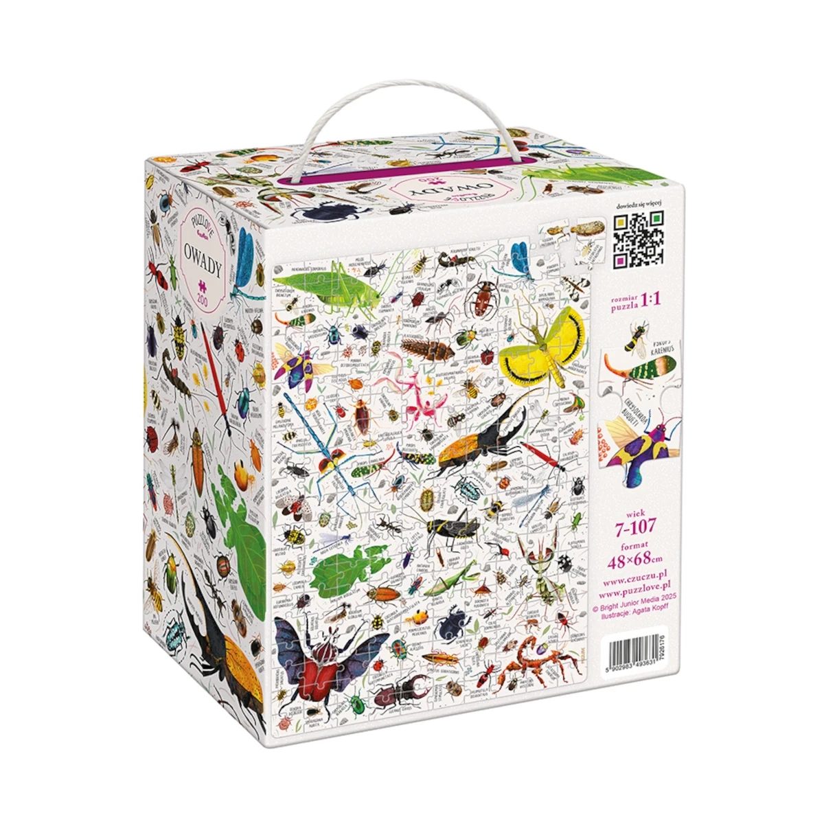 Puzzle CzuCzu Puzzlove Owady 200 elementów 6+ - miniatura 6