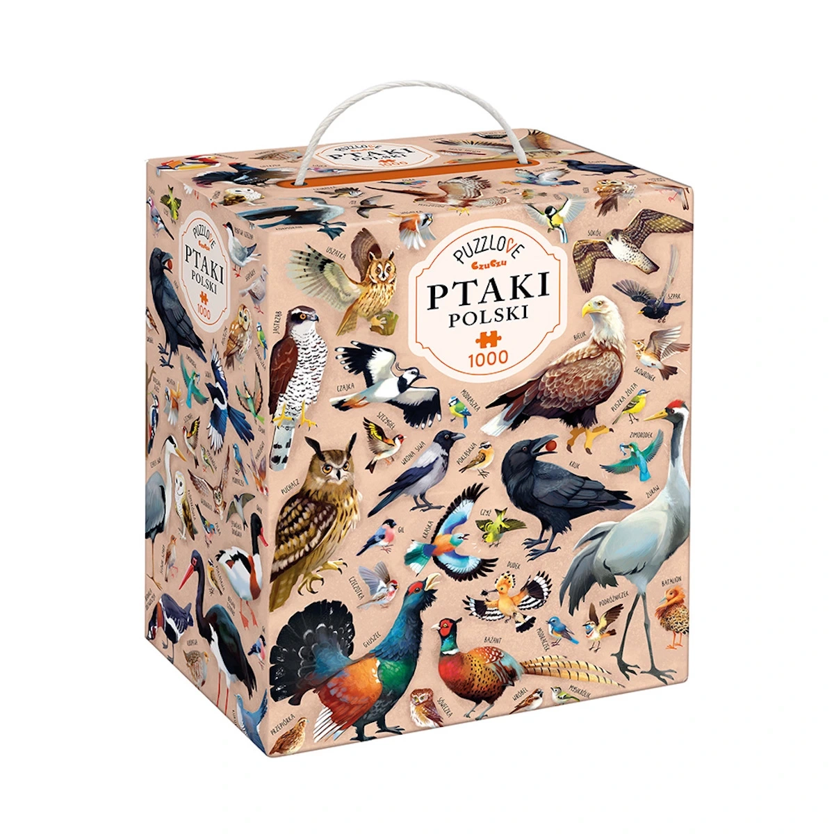 Puzzle CzuCzu Puzzlove Ptaki Polski 1000 elementów - CzuCzu