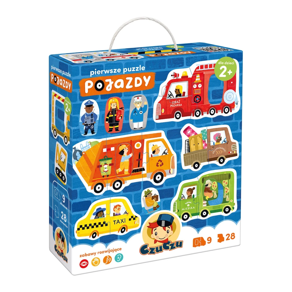 Pierwsze puzzle CzuCzu Pojazdy dla maluchów 2+ - CzuCzu