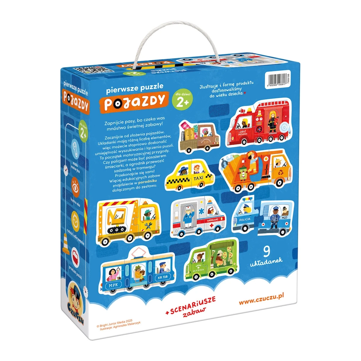 Pierwsze puzzle CzuCzu Pojazdy dla maluchów 2+ - miniatura 5