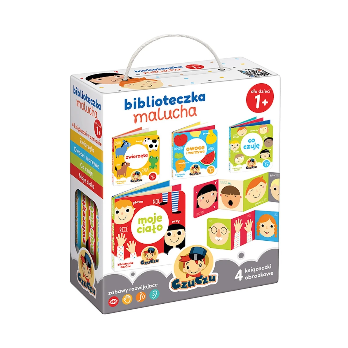 Książeczki rozkładane CzuCzu Biblioteczka malucha 4 sztuki 1+ - miniatura 2
