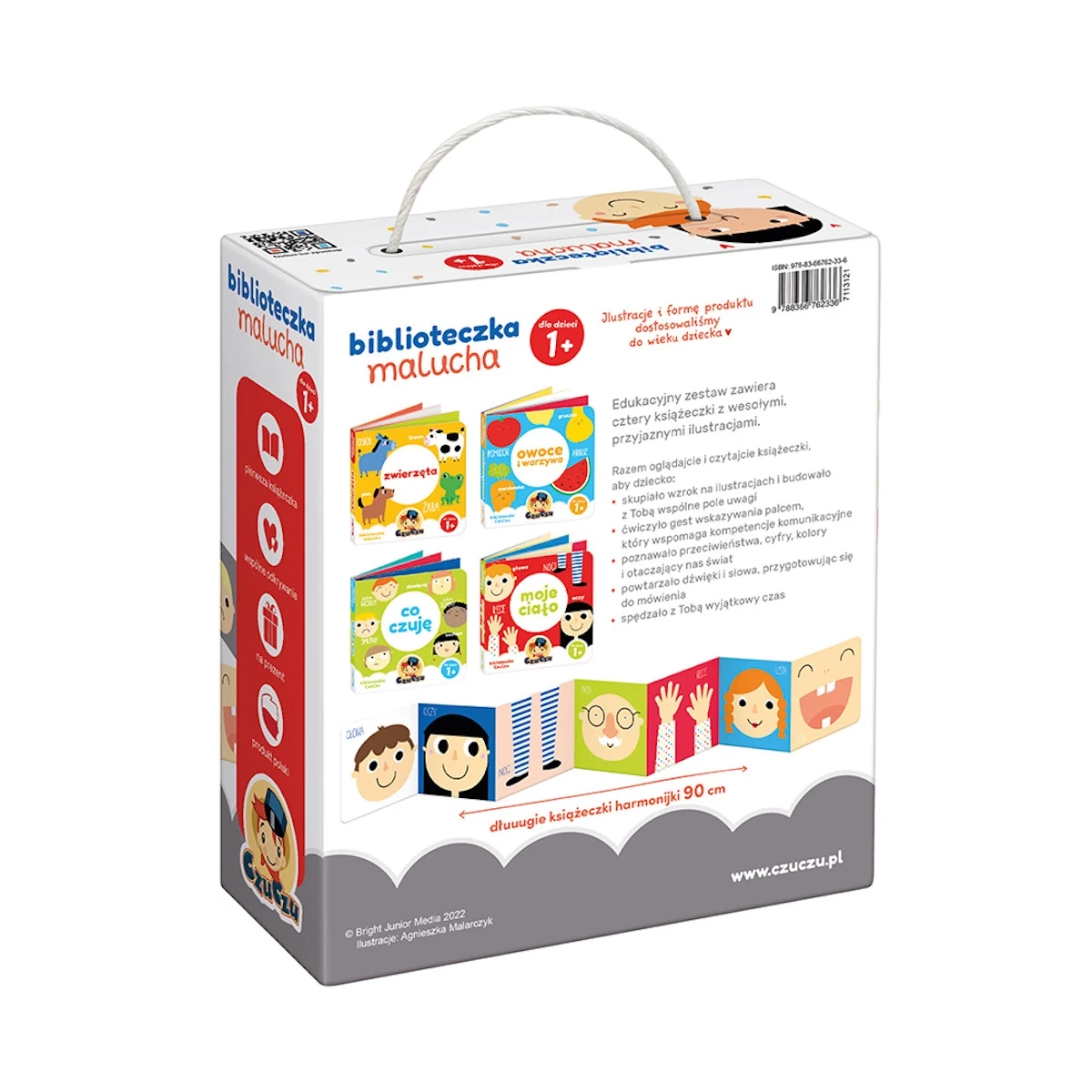 Książeczki rozkładane CzuCzu Biblioteczka malucha 4 sztuki 1+ - miniatura 7