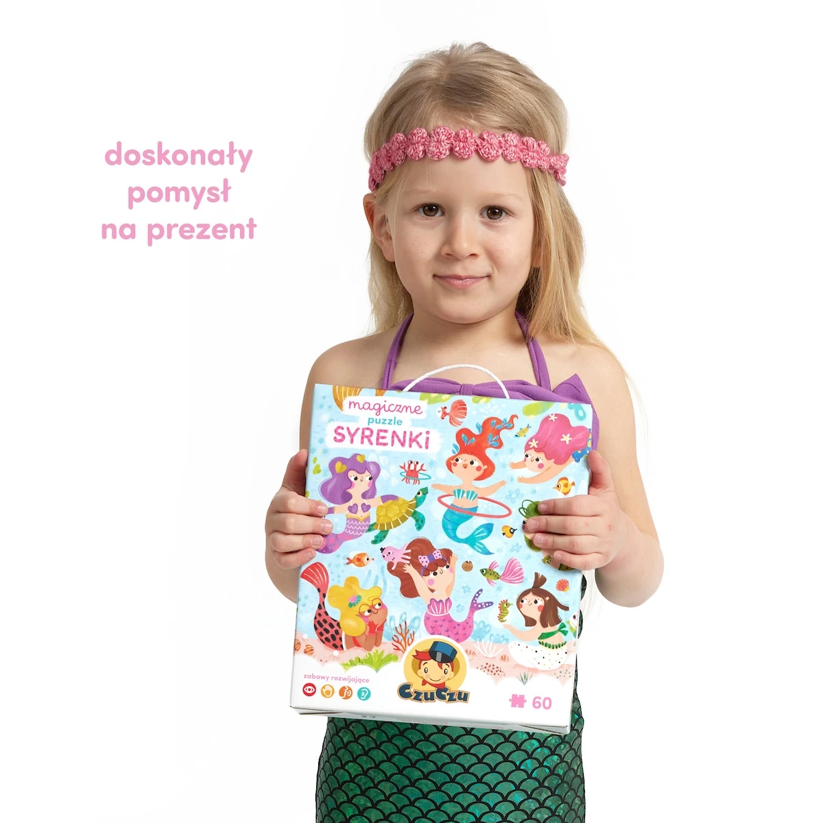 Puzzle magiczne CzuCzu Syrenki zmieniające kolory 4+ - miniatura 8
