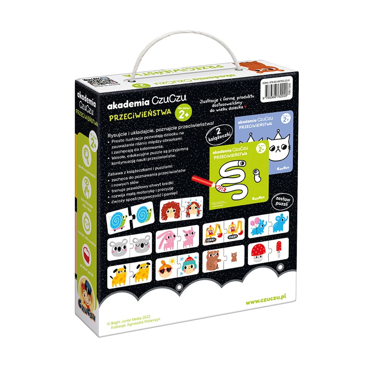 Gra edukacyjna CzuCzu Akademia Przeciwieństwa nauka par 2+ - miniatura 5