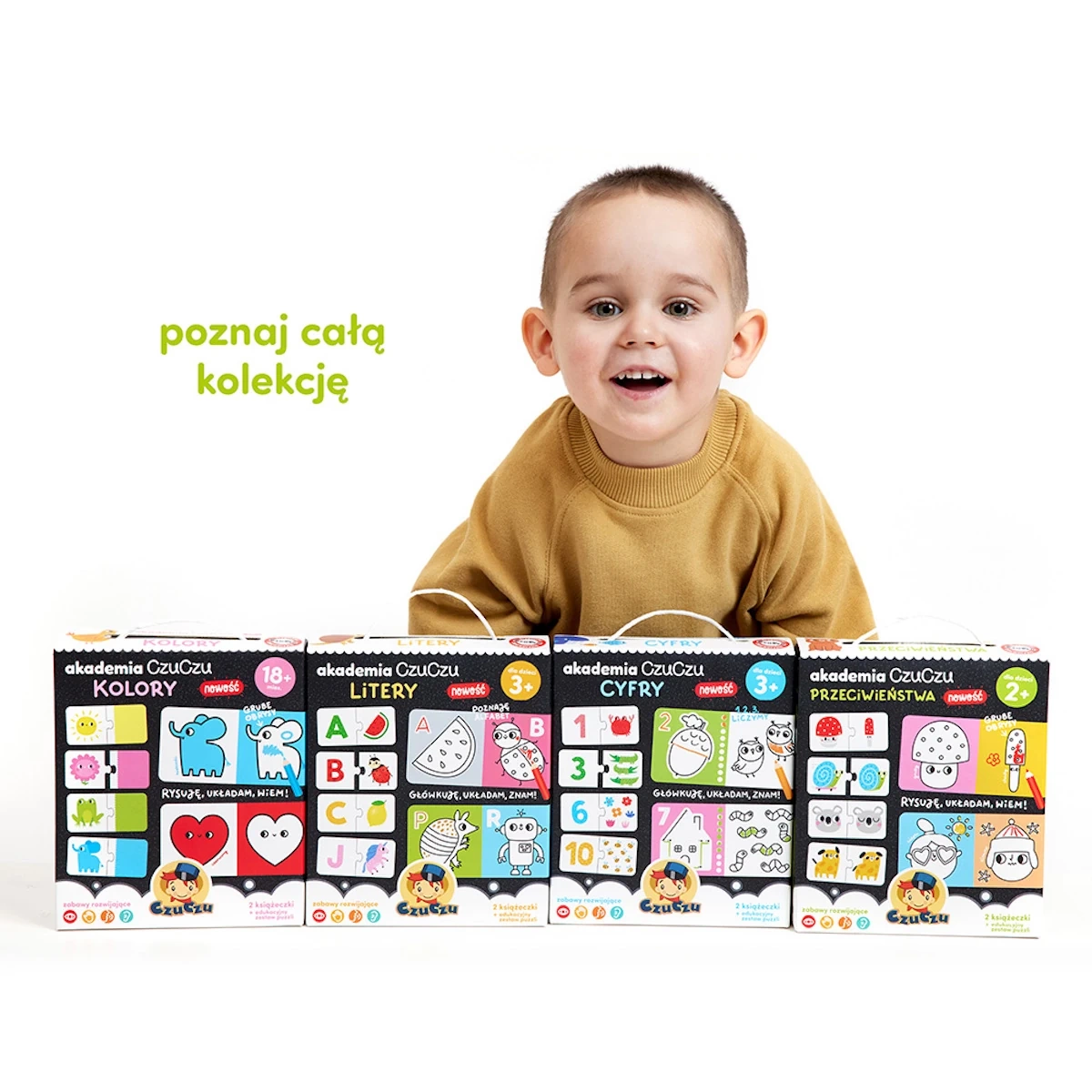 Gra edukacyjna CzuCzu Akademia Przeciwieństwa nauka par 2+ - miniatura 6