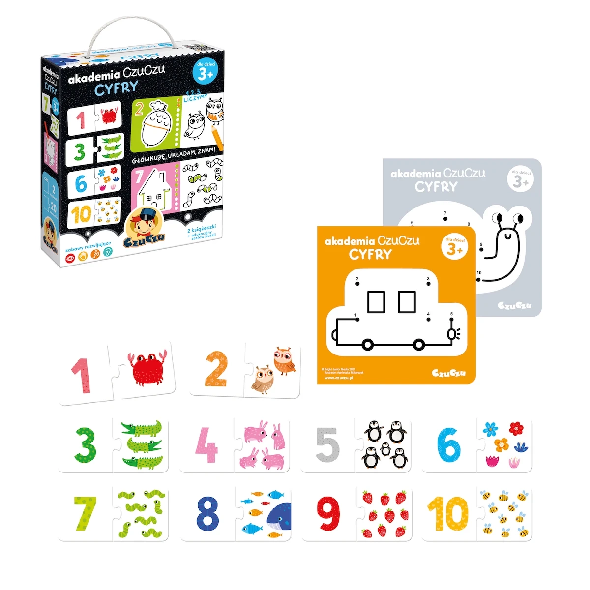 Gra edukacyjna CzuCzu Akademia Cyfry nauka liczenia 3+ - CzuCzu
