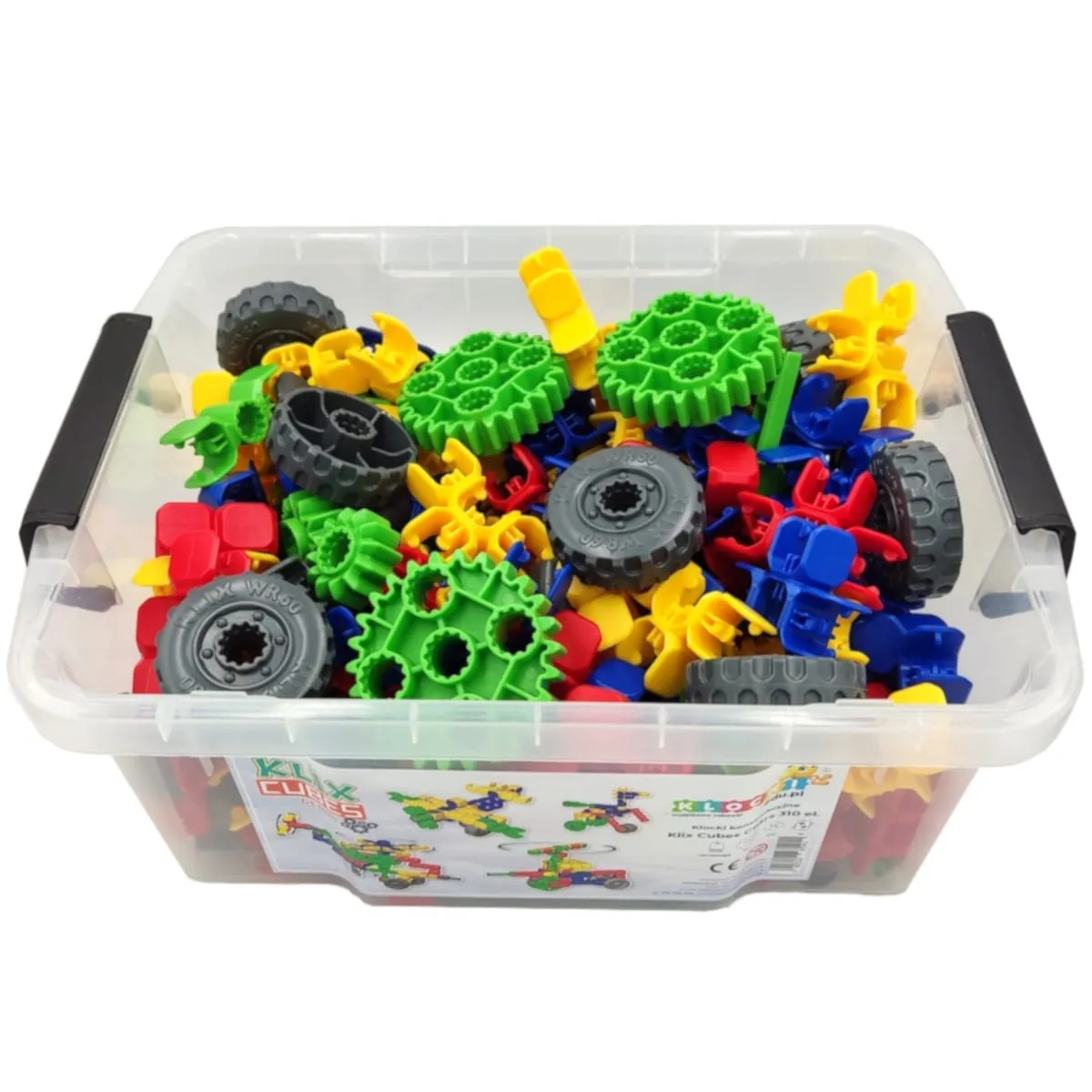 Klix Cubes Gears 310 el. - Klocki Konstrukcyjne - miniatura 3