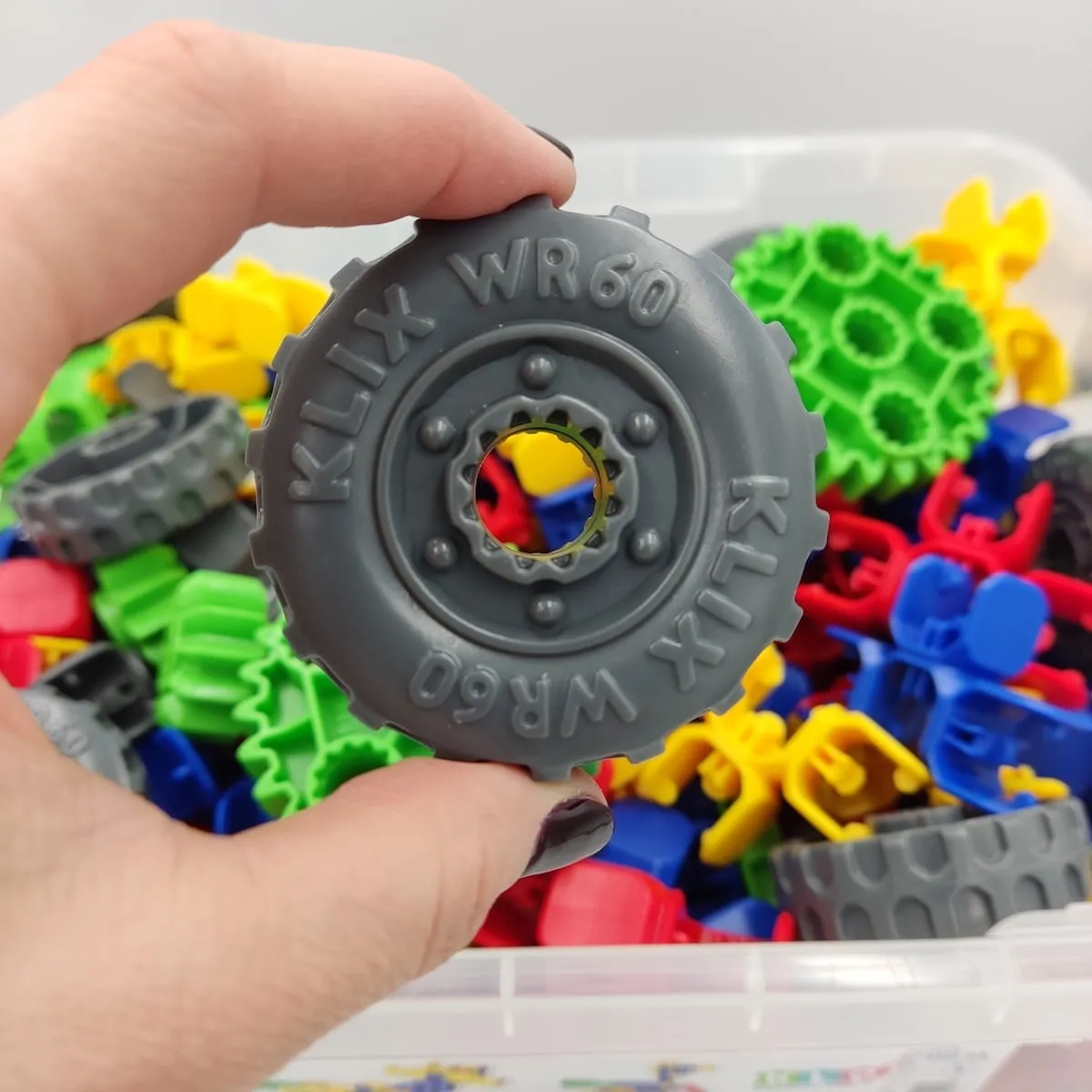 Klix Cubes Gears 310 el. - Klocki Konstrukcyjne - miniatura 5