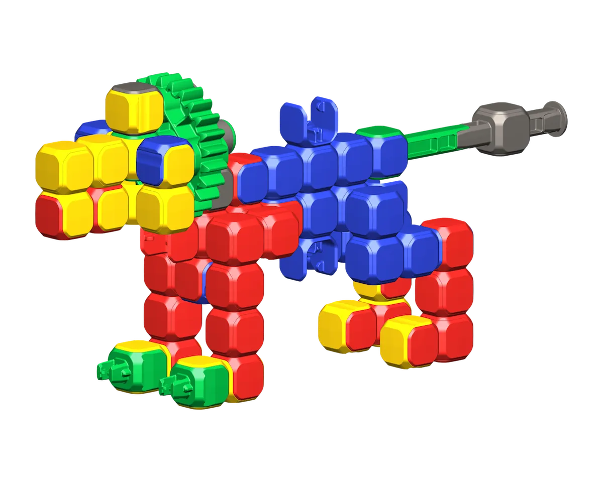 Klix Cubes Gears 310 el. - Klocki Konstrukcyjne - miniatura 16