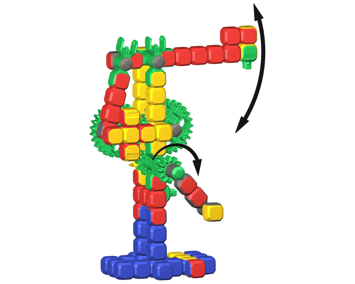 Klix Cubes 150 el. - Klocki Konstrukcyjne - miniatura 15