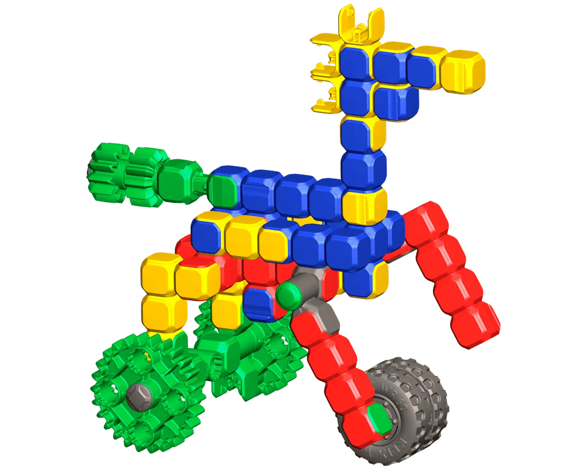 Klix Cubes 150 el. - Klocki Konstrukcyjne - miniatura 17