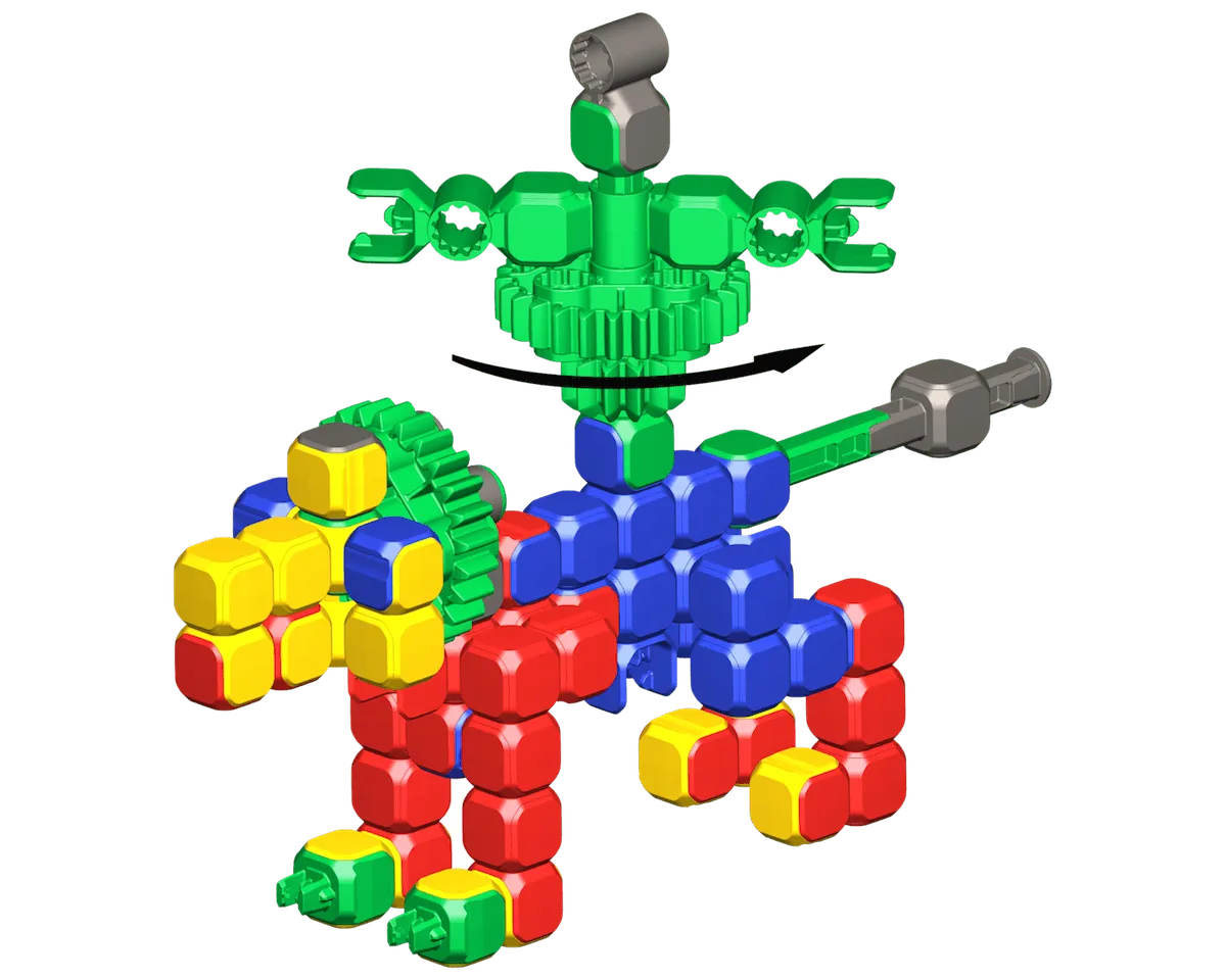Klix Cubes 150 el. - Klocki Konstrukcyjne - miniatura 18