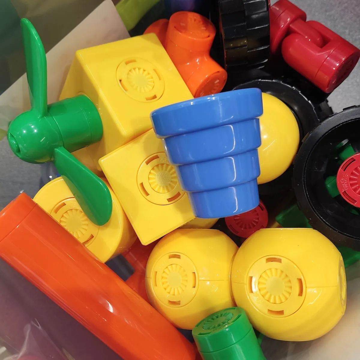 Klocki magnetyczne Mag Builder - 40 el. - miniatura 2