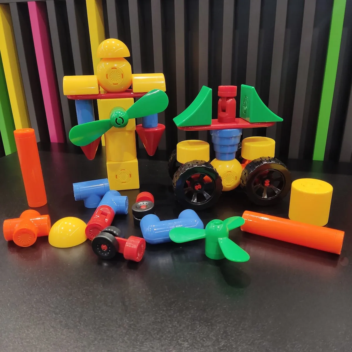 Klocki magnetyczne Mag Builder - 40 el. - miniatura 3