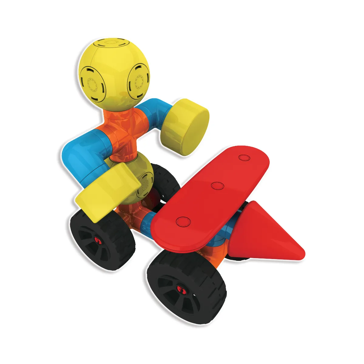 Klocki magnetyczne Mag Builder - 40 el. - miniatura 7