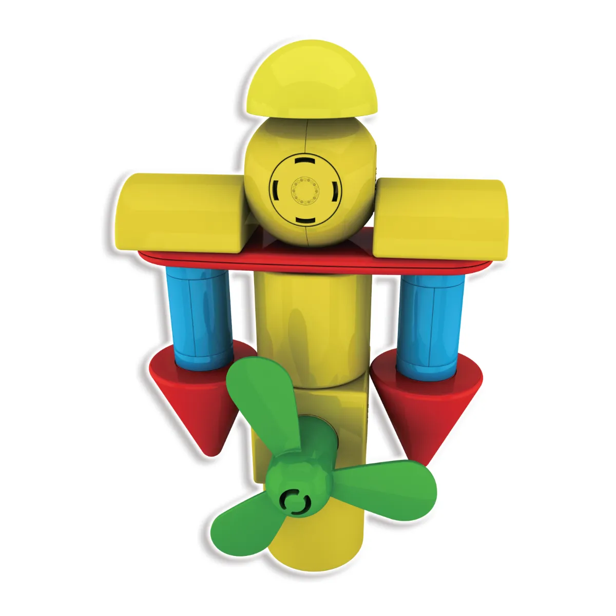 Klocki magnetyczne Mag Builder - 40 el. - miniatura 10