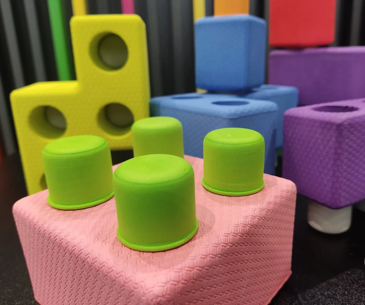 Piankowe klocki Tetris - 45 el. - miniatura 6