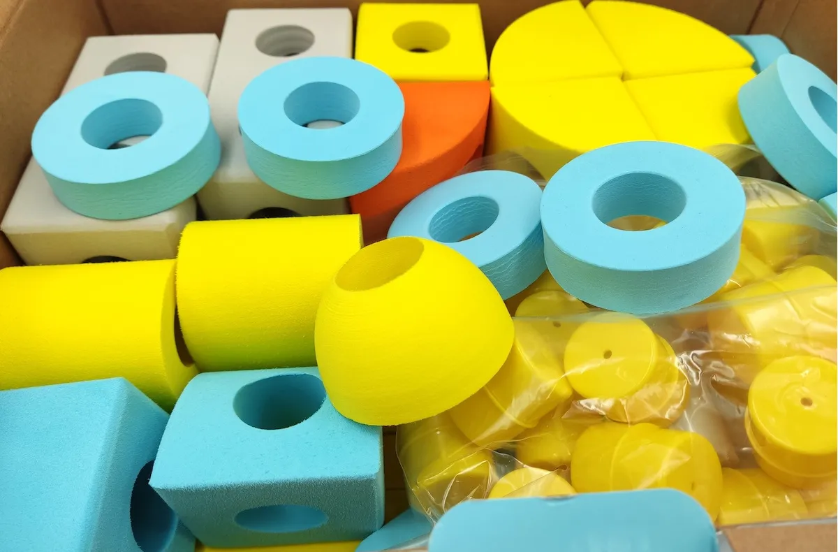 Piankowe klocki konstrukcyjne Gear Joy - Pojazdy - 67 el. - miniatura 2