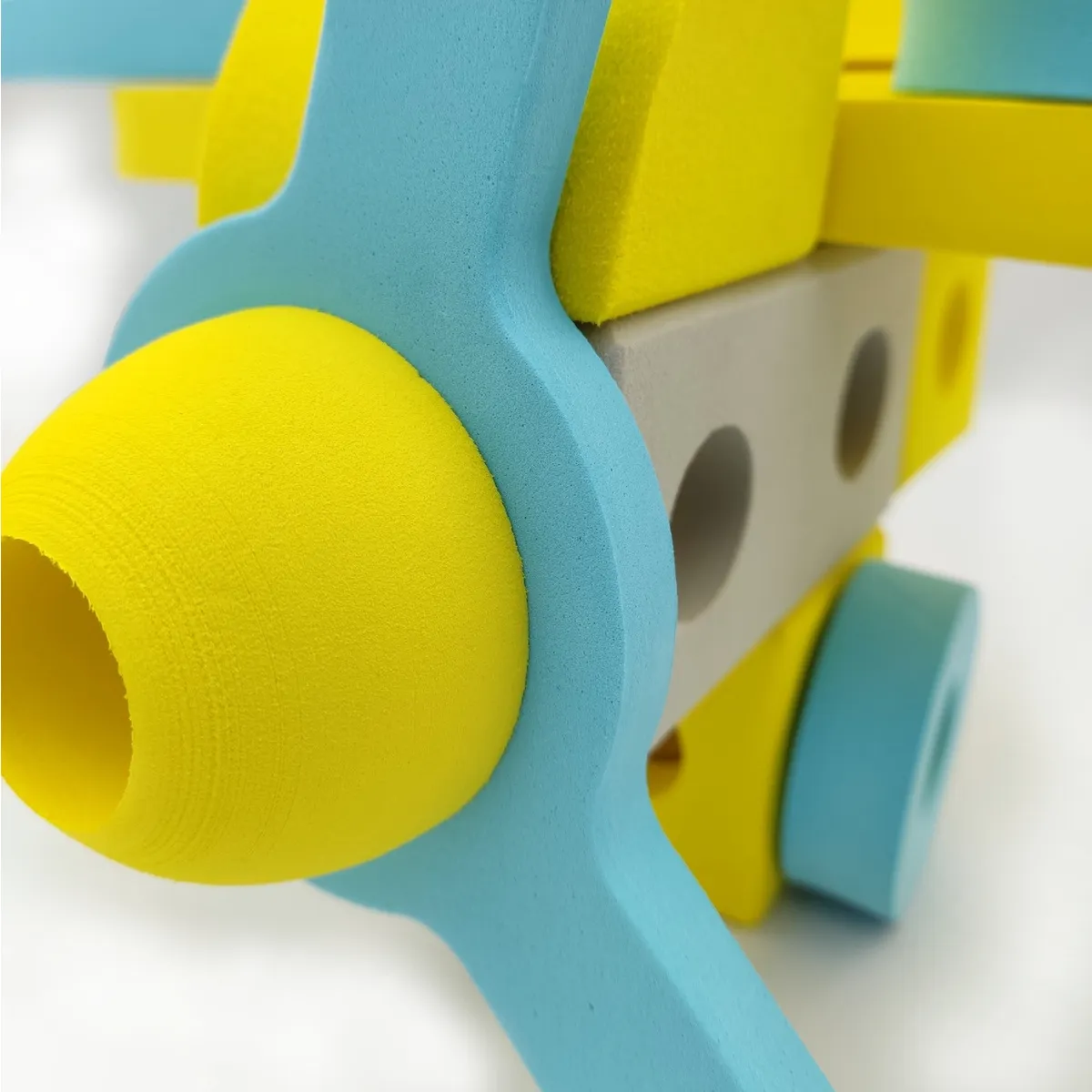 Piankowe klocki konstrukcyjne Gear Joy - Pojazdy - 67 el. - miniatura 5