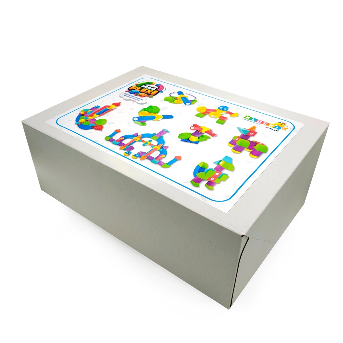 Magnetyczne piankowe klocki - MagFlexi - 100 el. - miniatura 3