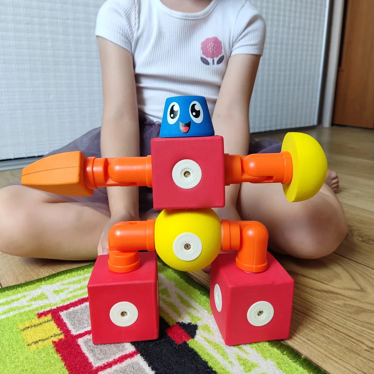 Magnetyczne piankowe klocki - MagFlexi - 75 el. - miniatura 5