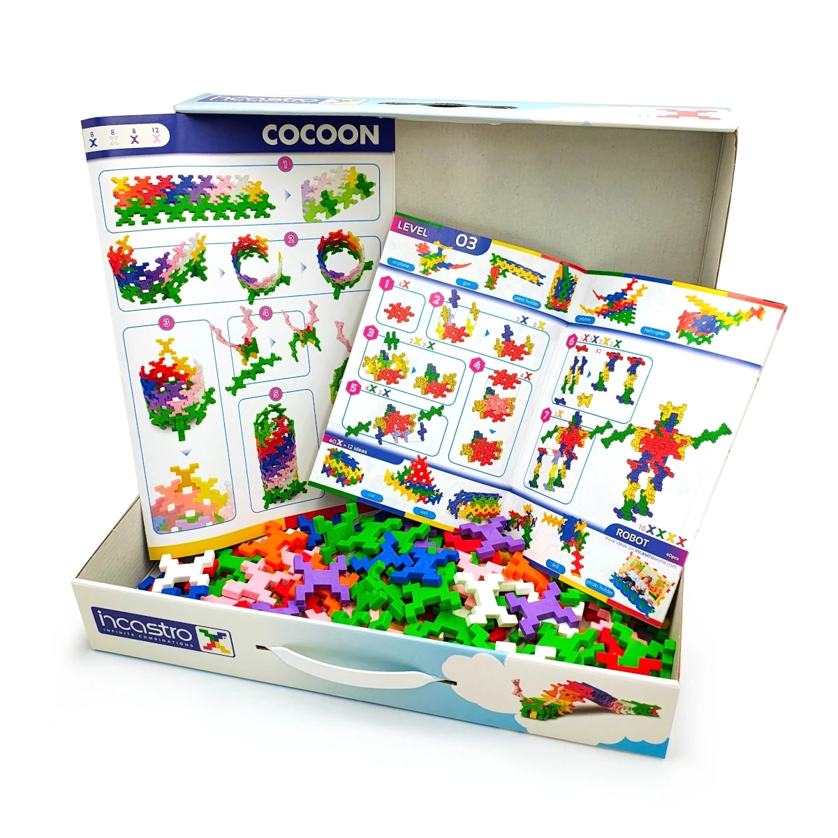 Klocki konstrukcyjne Incastro Bruce 3w1 103 elementy 4+ - miniatura 6