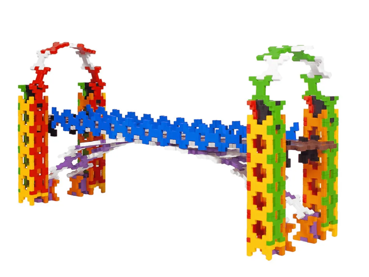 Klocki konstrukcyjne Incastro Colors 3w1 kolorowe 250 elementów 4+ - miniatura 3