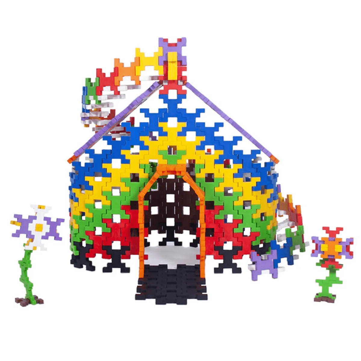 Klocki konstrukcyjne Incastro Colors 3w1 kolorowe 250 elementów 4+ - miniatura 7