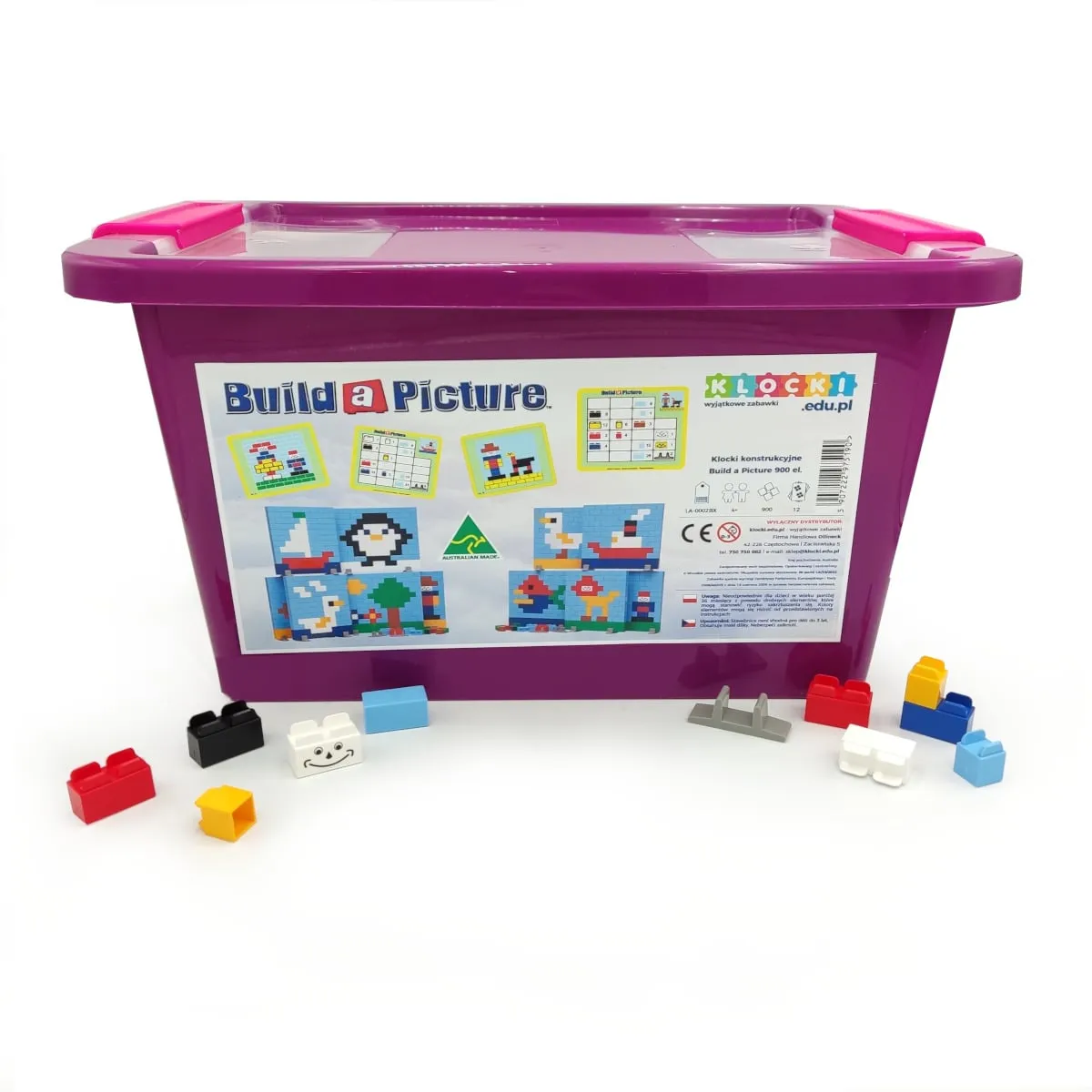 Little Architect - Build a Picture 900 el. Klocki konstrukcyjne - miniatura 5