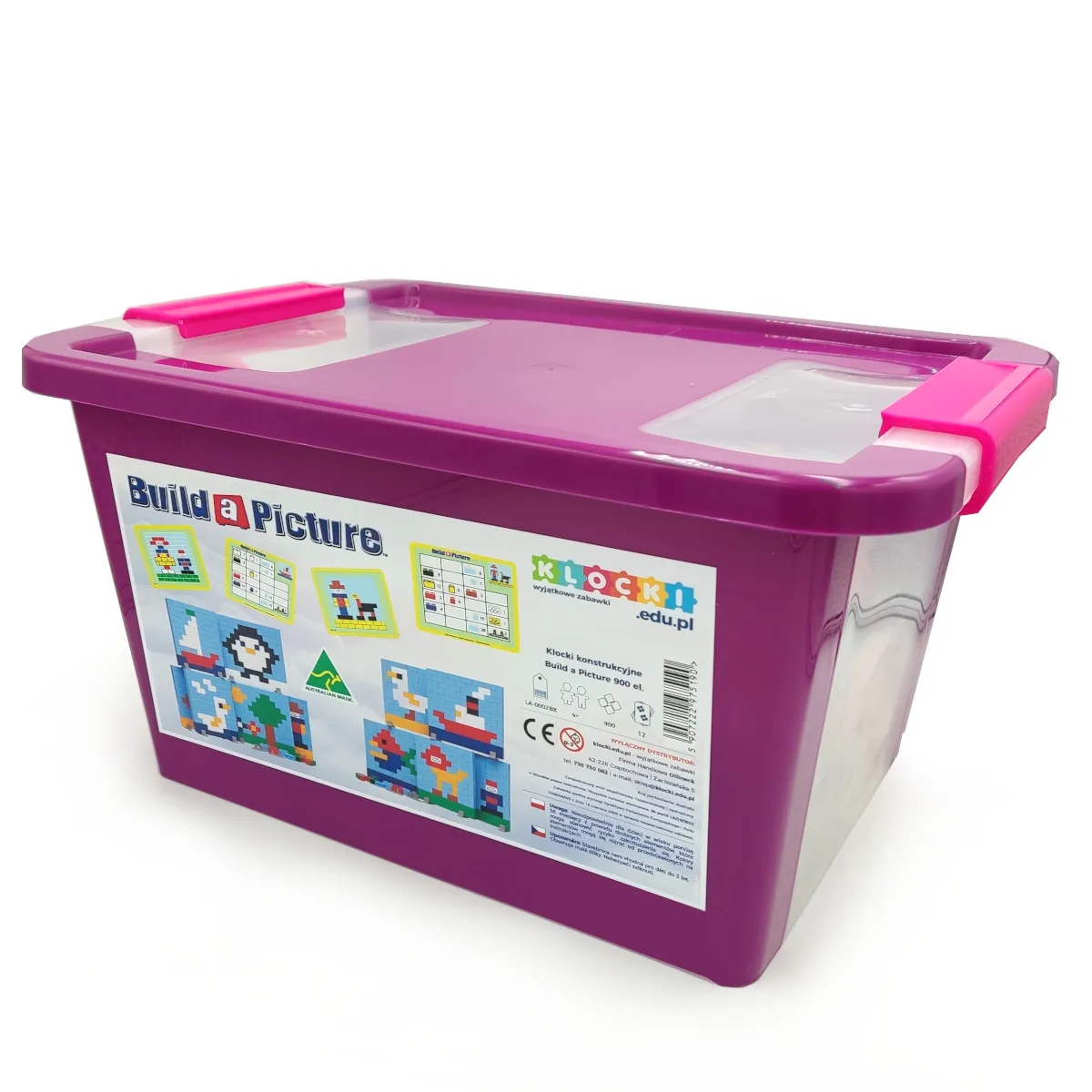 Little Architect - Build a Picture 900 el. Klocki konstrukcyjne - miniatura 6