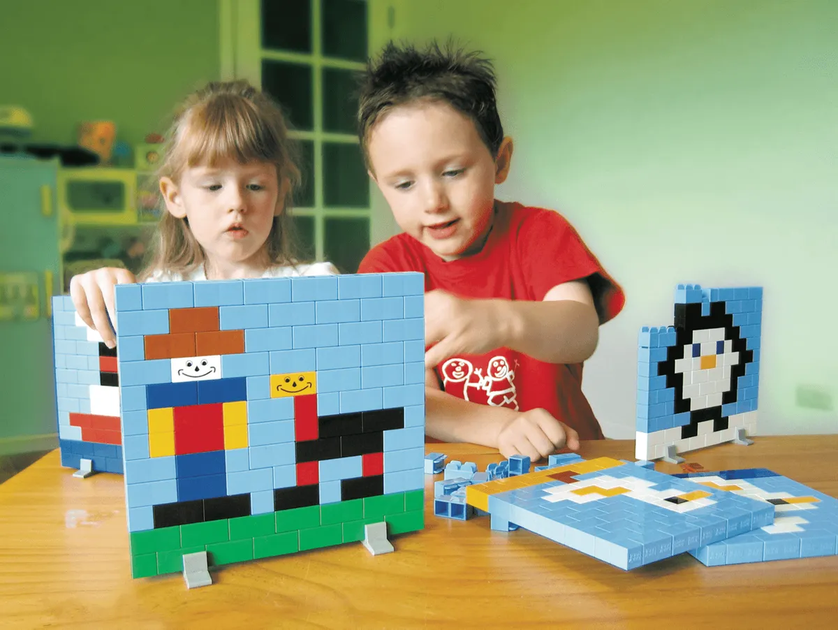 Little Architect - Build a Picture 900 el. Klocki konstrukcyjne - miniatura 10