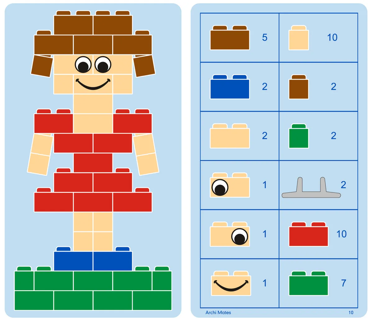 Little Architect - ArchiMates 630 el. - Klocki edukacyjne - miniatura 33