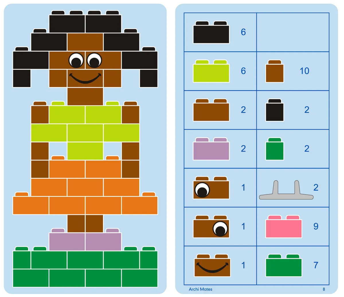 Little Architect - ArchiMates 630 el. - Klocki edukacyjne - miniatura 35