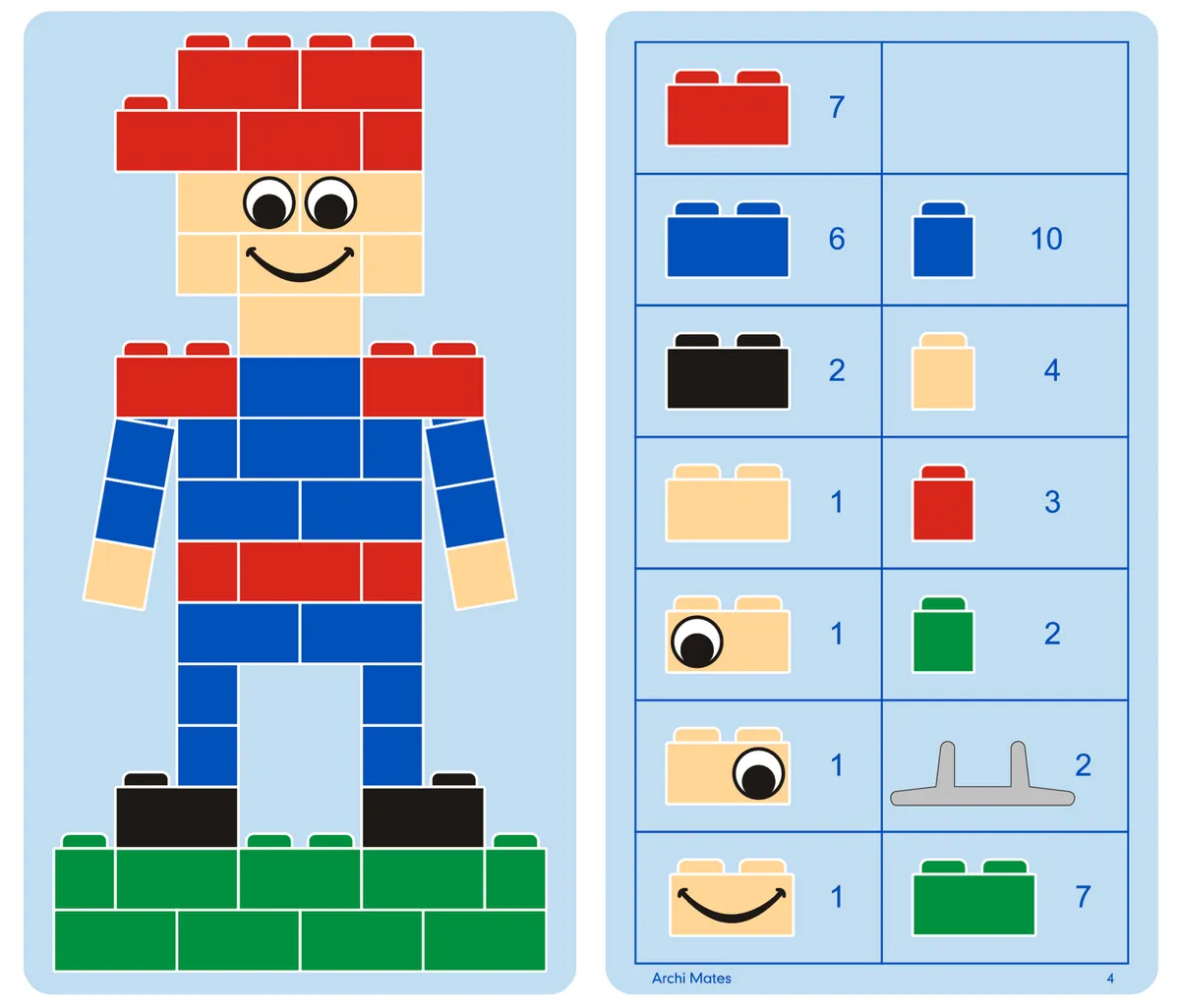 Little Architect - ArchiMates 630 el. - Klocki edukacyjne - miniatura 37