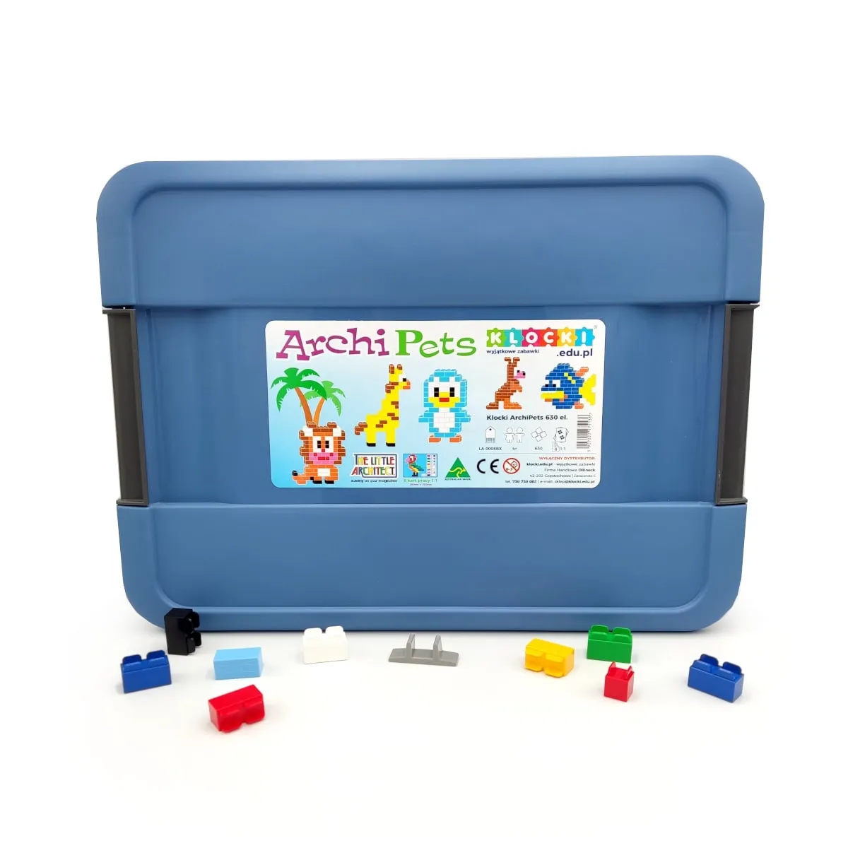 Little Architect - ArchiPets 630 el. - Klocki edukacyjne - Little Architect