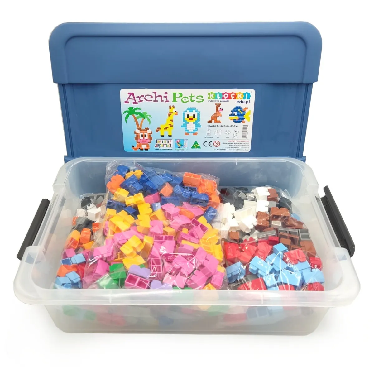 Little Architect - ArchiPets 630 el. - Klocki edukacyjne - miniatura 2